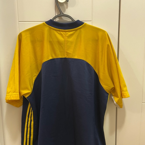 Large Yellow/Navy Vintage Adidas Jersey - Picture 4 of 4